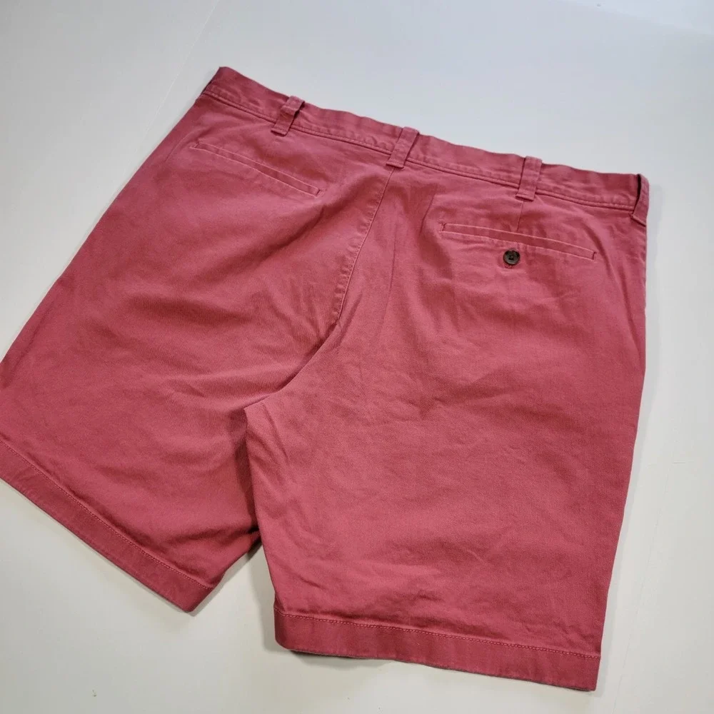 J.Crew MERCANTILE FLEX Men's Chino Shorts Coral Pink Cotton Blend Size 38 / 8.5